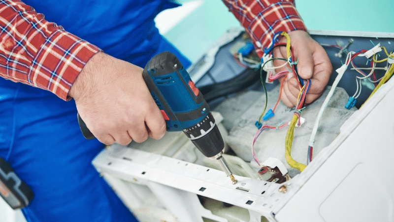 Çamlıdere Seg Seg çamaşır makinesi kart tamiri – Su almama arızası orijinal parça ile giderildi. - Teknik servis örneği